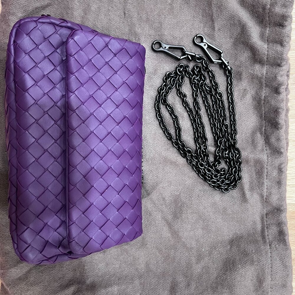 Bottega Veneta Intrecciato Woven Nappa Leather Crossbody Bag